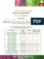 Europa Fantástica 2024 Desde Medellin