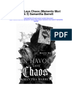 in Havoc Lays Chaos Memento Mori Book 3 Samantha Barrett Full Chapter