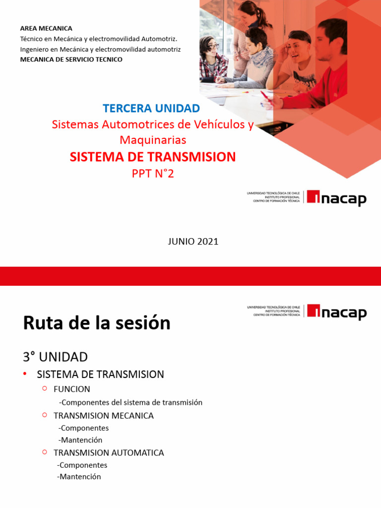 #2 Sistemas de Transmision | PDF | Embrague | Transmisión automática