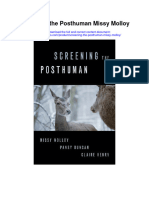 Screening The Posthuman Missy Molloy All Chapter