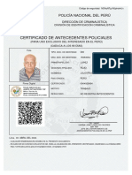 Certificado Policial Julio