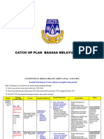 CATCH UP PLAN  BAHASA MELAYU TAHUN 4