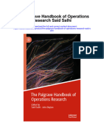 Download The Palgrave Handbook Of Operations Research Said Salhi full chapter