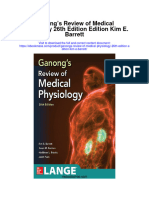 Ganongs Review of Medical Physiology 26Th Edition Edition Kim E Barrett Full Chapter