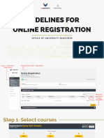 Online Registration Guidelines