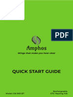 Amphos Viola Hearing Aids - GM 903 Quick start guide