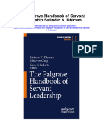 The Palgrave Handbook of Servant Leadership Satinder K Dhiman Full Chapter
