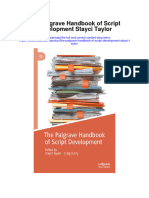 The Palgrave Handbook of Script Development Stayci Taylor Full Chapter