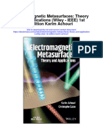 Electromagnetic Metasurfaces Theory and Applications Wiley Ieee 1St Edition Karim Achouri Full Chapter