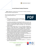 Protocolo Gimnasio Complejo Paloquemao 2023