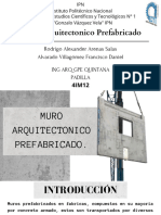 MURO ARQUITECTONICO PREFABRICADO. (2)