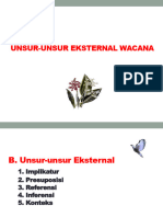 Unsur Eksternal - 1 (Implikatur Presuposisi)