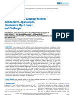 A Review On Large Language Models Architectures Applications Taxonomies Open Issues and Challenges