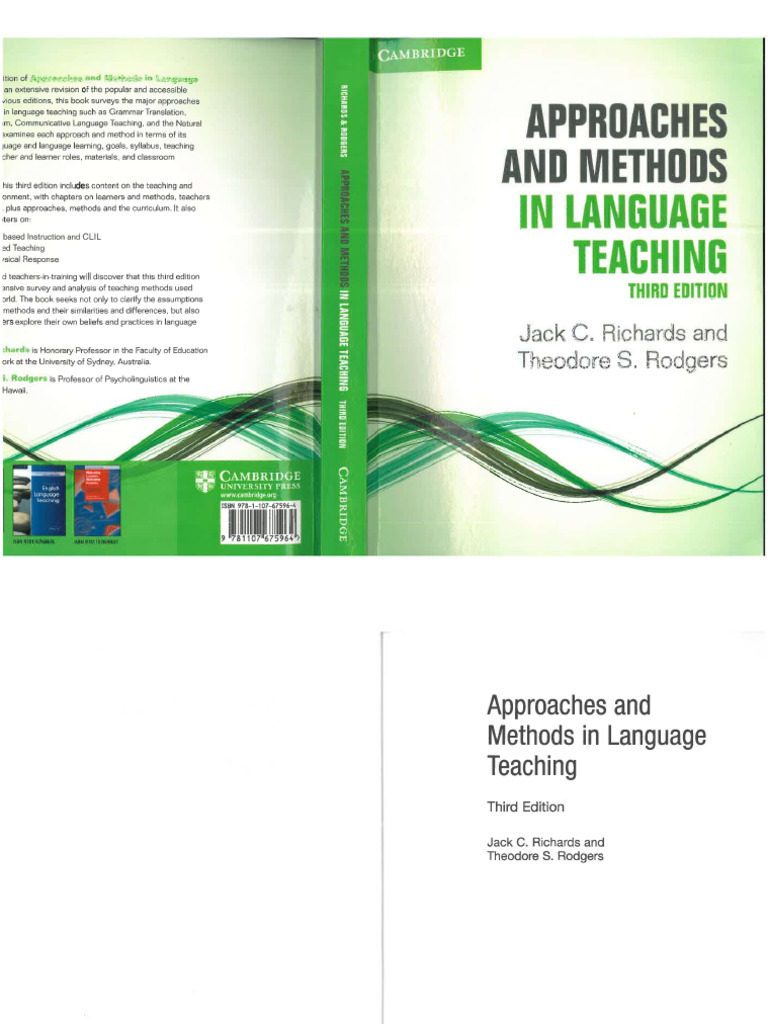Richards Amp Rodgers Approaches and Methods in Language Teaching ...