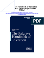 The Palgrave Handbook of Toleration 1St Ed 2022 Edition Mitja Sardoc Editor Full Chapter