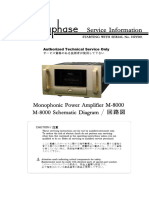 Accuphase M8000 POWER AMPL