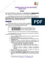 Bases y Ficha de Inscripcion - Concurso Reina Infantil Del Carnaval 2019