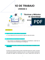 Libro de Trabajo Tecnicas y Metodos de Aprendizaje U2 - Instructora - Urdaniga Olaya, Patricia