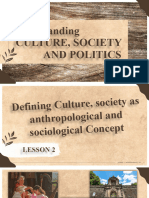 Lesson 2 Defining Culture Society in Anthropological and Sociological Concept