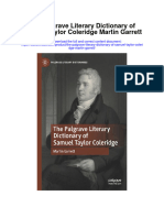 The Palgrave Literary Dictionary of Samuel Taylor Coleridge Martin Garrett Full Chapter