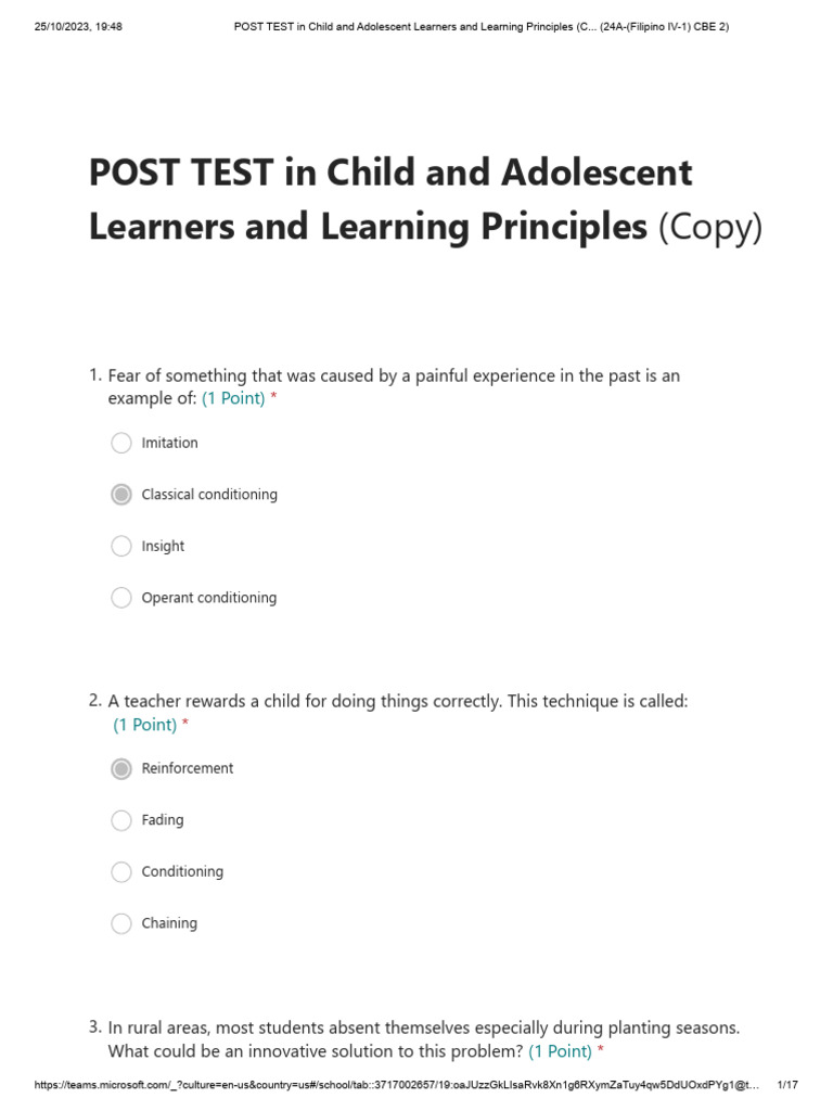 Prof Ed Exam Pdf Id Learning