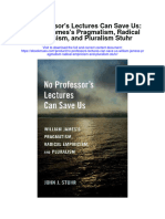 Download No Professors Lectures Can Save Us William Jamess Pragmatism Radical Empiricism And Pluralism Stuhr full chapter