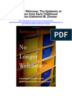 No Longer Welcome The Epidemic of Expulsion From Early Childhood Education Katherine M Zinsser Full Chapter
