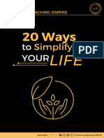 20 Ways To Simplify Your Life