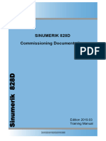 Sinumerik 828D Commissioning Documentation: Training Manual Edition 2019.03