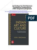 Download Indian Art And Culture For Civil Services And Other Competitive Examinations 3Rd Edition Nitin Singhania Singhania full chapter