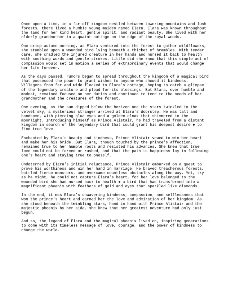A Famous Story | PDF