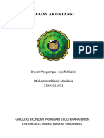 Akuntansi Biaya Muhammad Farid Maulana 21101011021 Tugas 1