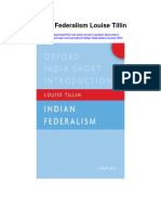 Indian Federalism Louise Tillin Full Chapter