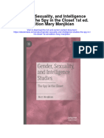 Download Gender Sexuality And Intelligence Studies The Spy In The Closet 1St Ed Edition Mary Manjikian full chapter