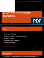 Lesson 2 Quantitative Methods Statistics