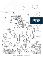 03 Unicorn Coloring Pages For Kids Adults