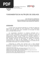 Fundamentos de Nutricao de Coelhos