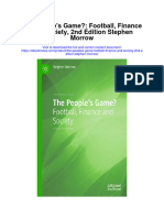 The Peoples Game Football Finance and Society 2Nd Edition Stephen Morrow Full Chapter