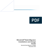 Windchill Bulk Migrator Installation and Usage Guide
