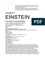 Albert Einstein - Cuvinte memorabile culese de Alice Calaprice =Istorie