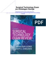 Elseviers Surgical Technology Exam Review Anbalagan George Full Chapter