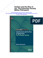 Download Individualism And The Rise Of Egosystems The Extinction Society Matteo Pietropaoli full chapter