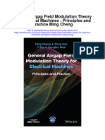 General Airgap Field Modulation Theory For Electrical Machines Principles and Practice Ming Cheng Full Chapter