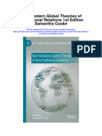 Download Non Western Global Theories Of International Relations 1St Edition Samantha Cooke full chapter
