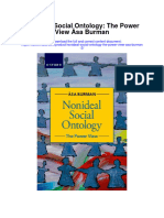 Nonideal Social Ontology The Power View Asa Burman 2 Full Chapter