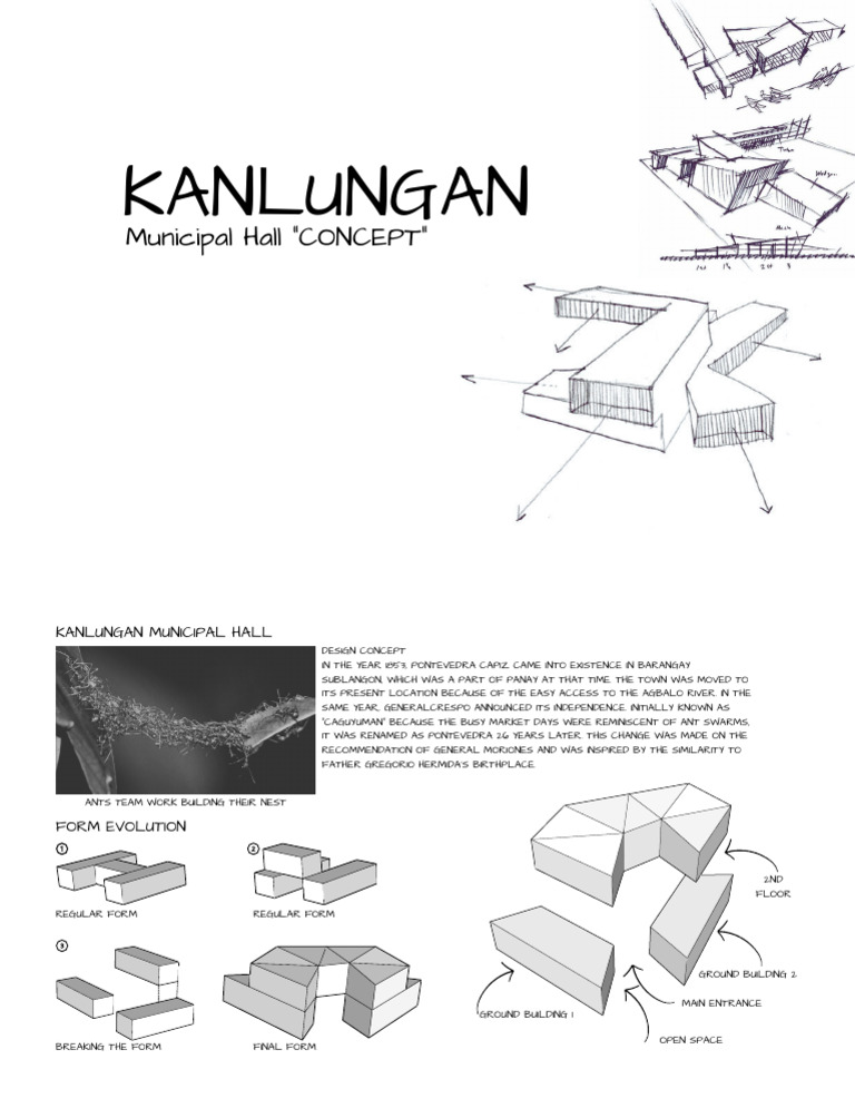 Pontevedra Municipal Hall Design Concept | PDF