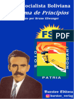 Programa de Princípios Da Falange Socialista Boliviana