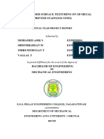 Effect of Laser Surface Texturing On 3D Metal Printed Stainless Steel-21.05.2023