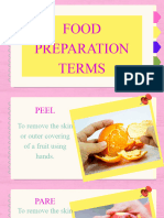 Food Preparation Terms