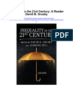 Inequality in The 21St Century A Reader David B Grusky Full Chapter